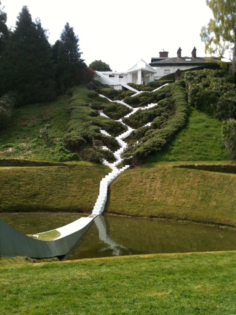 The Garden Of Cosmic Speculation At Portrack By Charles Jencks